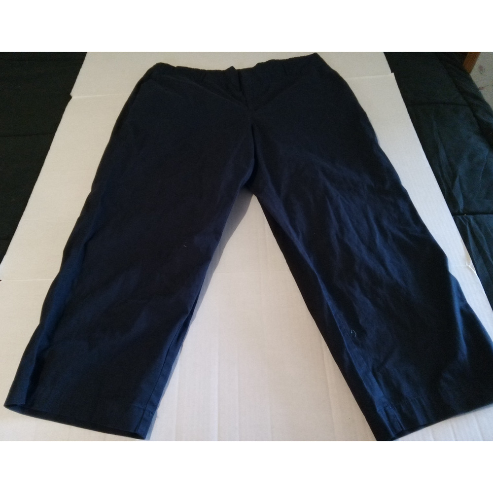 A .New Day Size 17 Blue High Rise Straight Hip & Thigh Pants NWT